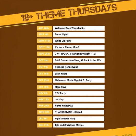 18+ Theme Thursdays